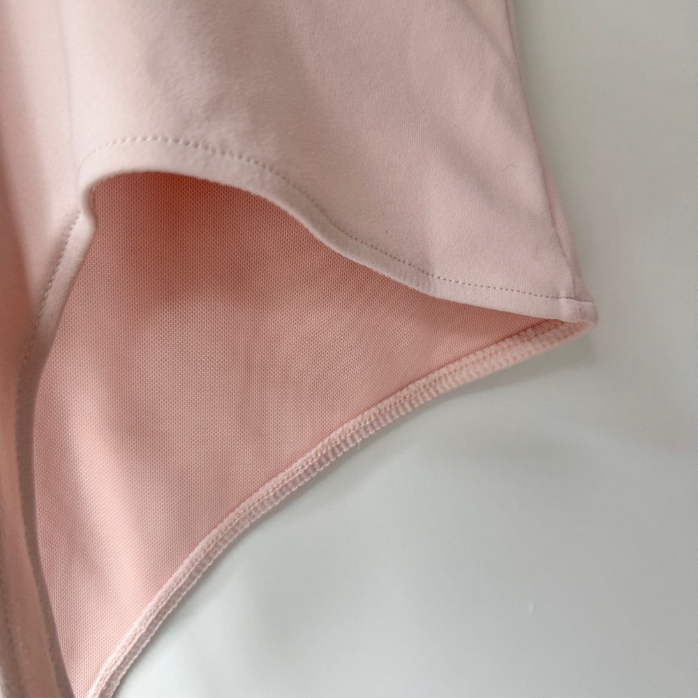 NWT | FREE PEOPLE INTIMATES ROSE PINK PLUNGE KEEP IT SLEEK SLEEVELESS BODYSUIT - Picture 8 of 10